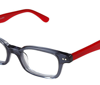 Beero modello Argo - Colore: 09/67 - Nero fumè e rosso carminio